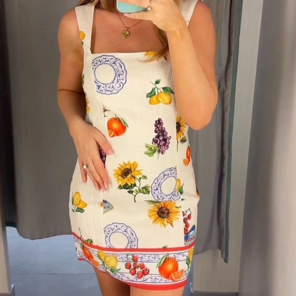 WT H&M DRESS WITH BOW AT BACK - Picture 9 of 10